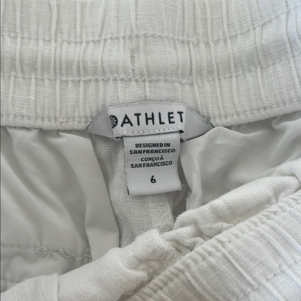Athleta White Drawstring Pants - image 2